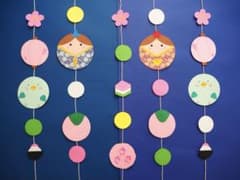 【ひな祭り】壁面飾り　ガーランドのサムネイル
