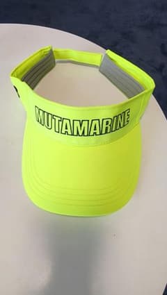 mutamarine サンバイザー ネオンイエロー 8新品のサムネイル
