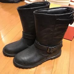 エンジニアブーツ レインブーツ 黒 Ｌのサムネイル