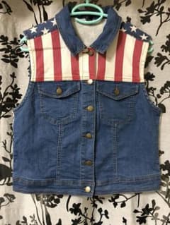 Forever21 デニムベスト Lサイズのサムネイル