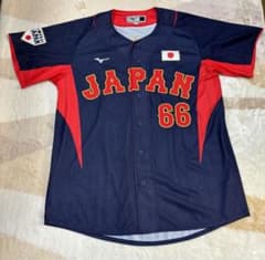 侍ジャパン レプリカユニフォーム(ホーム) #66 万波中正 選手 ファイターズ 侍ジャパン 万波中正 ユニフォーム 侍ジャパン レプリカ