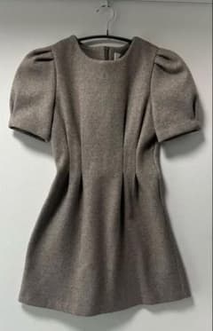 La mar & Marron.J グレー 半袖ミニワンピースのサムネイル