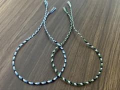 ハンドメイド ミサンガ アンクレット 2本セットのサムネイル