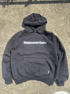 thisisneverthat ブラック フードパーカT-Logo Hoodieのサムネイル