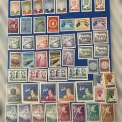 【売約】2626 外国切手 パラグアイ 1975年 南米の動物 6種 未使用 パラグアイ 未使用切手 コレクション 52種セット1960年～1962年ヒンジ