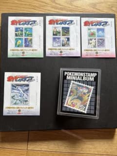 ポケモンスタンプ 16枚 まとめ売り ミニアルバム付き 当時物 小学館 希少 ポケモンスタンプ 16枚 まとめ売り ミニアルバム付き 当時物 小学館