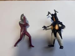 当時物 ウルトラセブン エレキング フィギュア 2体セット 昭和レトロのサムネイル