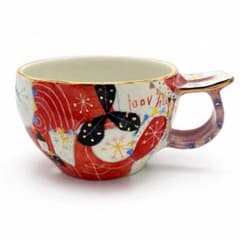 ウエダキヨアキ マグカップ 陶器 赤 作家もの 新品未使用 - メルカリ