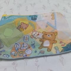 리락쿠마 스퀘어 파우치 블루 정리 구입도 OK