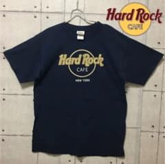 【大人気】ハードロックカフェHard rock cafe Tシャツ ネイビー Mのサムネイル