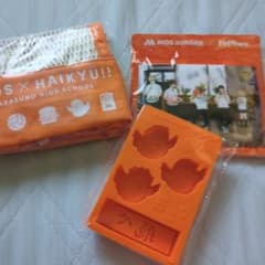 MOS×HAIKYU!! 복주머니 메쉬 토트 백 냉감 수건 등 4점 세트