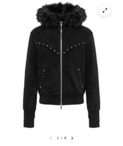 TYPE SAINT FUR HOODIE (BLACK)サイズ3のサムネイル