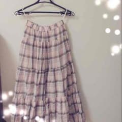 チェックのロングスカート♡のサムネイル