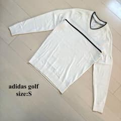 adidas golf アディダスゴルフ　Vネックニット　M セーター