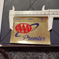 AAA Premier ステッカー ゴールドのサムネイル