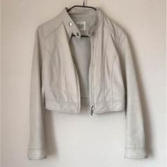 Private Label  革ジャン ホワイトのサムネイル