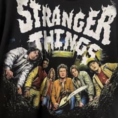ヒ*サ様 ストレンジャー・シングス Tシャツ ブラックのサムネイル
