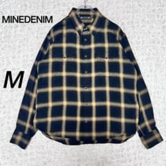 完売品』 マインデニム オンブレチェックシャツ 25SS ウエスタン 【M