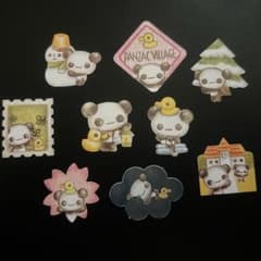 平成レトロ フレークシール パンダ ぱんだ ダイカットシール - メルカリ