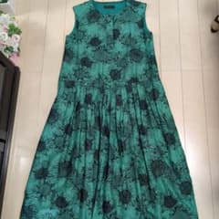 ダーマコレクション花柄刺繍ワンピース綿Ｌ ダーマコレクション花柄刺繍ワンピース綿L - メルカリ