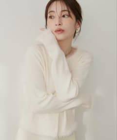 natural couture　ニットフェザーカーディガンのサムネイル