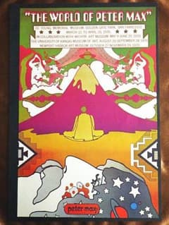 最終値下】☆【1970年代】ピーターマックス ポスター ポップアート 山