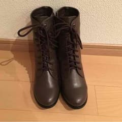 編み上げショートブーツ○未使用○のサムネイル