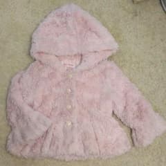 メゾピアノ130㎝ふわふわコートのサムネイル
