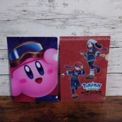 星のカービィ ポケモンレジェンズアルセウス クリアファイル2枚セット