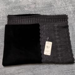 【美品】レーヨン 黒ショールのサムネイル