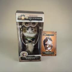 豆猫HOLDCATキーホルダー No.21ノルウェージャン〜特製豆猫トレカ付きのサムネイル