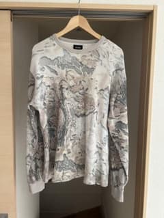 25SS BEAMS プリント サーマル クルーネック Tシャツ　迷彩