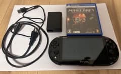 PS Vitaブラック 16GB マイクラ 充電器 ・取扱説明書関連書類付きのサムネイル