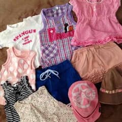 大幅値下げ！70〜110cm女の子洋服セットのサムネイル