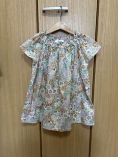 Bonpoint ボンポワン リバティ ワンピース 4A - メルカリ