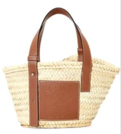 LOEWE かごバッグ ストロー レザー LOEWE かごバッグ ストロー レザー - メルカリ