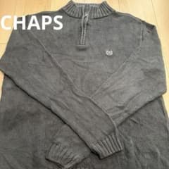 CHAPS ハーフジップ ニット セーター ラルフローレン 秋冬 グレーのサムネイル