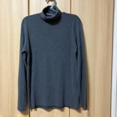 グレー コットン タートルネック Mサイズのサムネイル