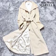 MaxMara マレーラ カシミヤ ベルテッドコート L相当 着用感のない美品