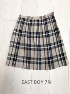 EAST BOY チェック プリーツスカート サイズ7号のサムネイル