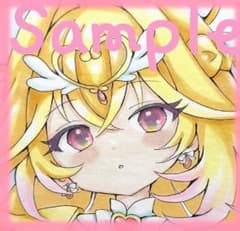 手描きイラスト 小色紙　名探偵プリキュア　キュアアルカナのサムネイル