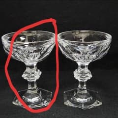 Y3597-8 バカラ アルクール シャンパンクープ 2客セット - メルカリ