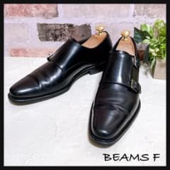 【BEAMS F ビームスエフ】ドレスシューズ 革靴 ダブルモンク 7.5 美品 BEAMS F ビームスエフ】ドレスシューズ 革靴 ダブルモンク 7.5