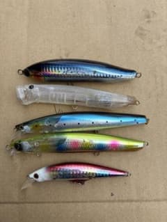青物等 ルアー 5本セット ミノー プラグ - メルカリ