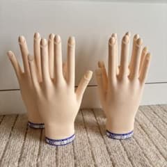 美品 認定モデルハンド ハンドくん 両手×2 1つは骨折あり！ ネイル