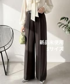 新品未使用ClassicalElf ブラッシュドジャージハイウエストワイドパンツ