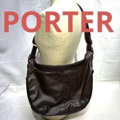 PORTER 요시다 가방 숄더백 브라운