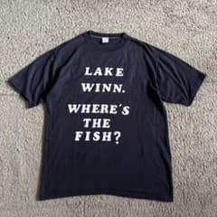 80s フロッキープリント　ジョーク　Tシャツ USA製 釣り　ヴィンテージ 80s フロッキープリント ジョーク Tシャツ USA製 釣り ヴィンテージ