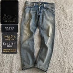 W34 DENHAM RAZOR CANDIANI 赤耳セルビッジ USED加工 - メルカリ