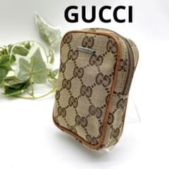 GUCCI グッチ GGキャンバス シガレットケース 小物入れ ポーチ 男女